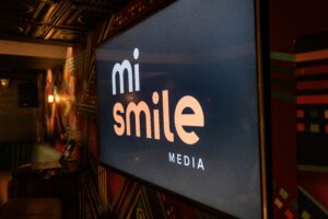 MiSmile Media logo as part of the MiSmile anniversary event.